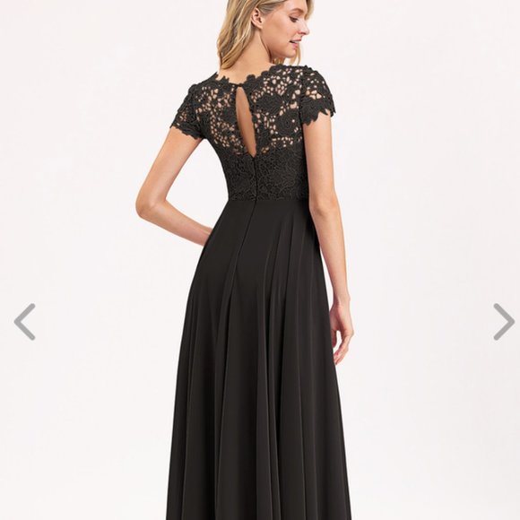 JJs House | Dresses | Aline Chiffon Lace Formal Dress Brand New | Poshmark